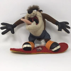 Taz Tasmanian Devil Snowboard 8" ACE 1998 Looney Tunes Peluche Ver Fotos por Daños - Imagen 1 de 12