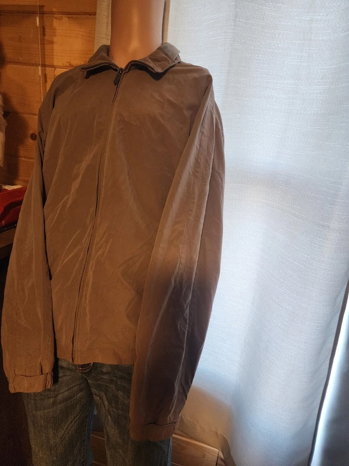 Chaqueta grande para hombre Croft and Barrow bronceada Foto 1 de 4