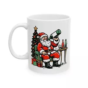 Drunk Santa funny Novelty Mug Christmas gift Coffee Cup - Picture 1 of 9