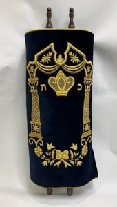 Vintage KOSHER Torah Sefer Torah scroll Arizal 53 Israel Jewish Judaica Ready! - Picture 1 of 10