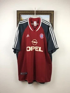 Bayern Munich Home football shirt 2001 Soccer #7 Scholl Adidas Jersey Size XL - Picture 1 of 17
