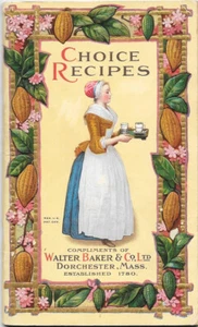 CHOICE RECIPES Chocolate Recipe Book  Compliments of Walter Baker & Co. 1916 - Picture 1 of 6