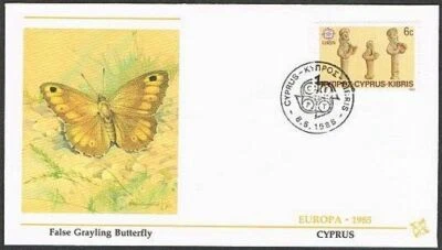 Cyprus 655-656,two FDC.Michel 641-642. EUROPE CEPT-1985.Music.instruments. - Image 1 of 2