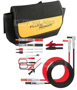Kit de cables de prueba enchufe de plátano clip de cocodrilo sonda de perforación de alambre para multímetro FLUK - Imagen 1 de 7