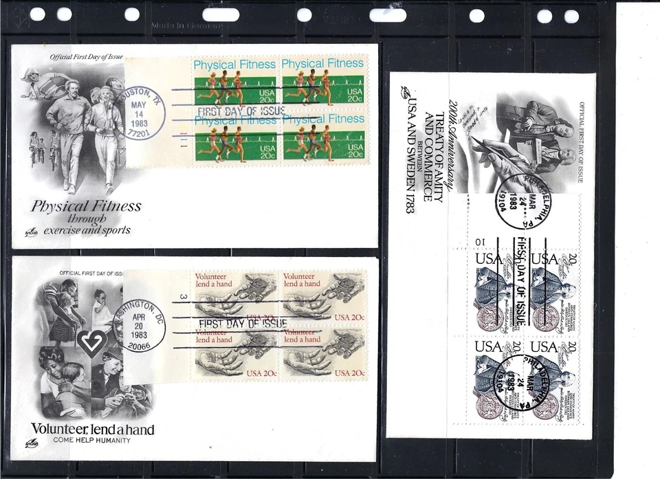 US: 1983 FDC w/ BLK of 4 Stamps FINE 62315 - Image 1 of 1