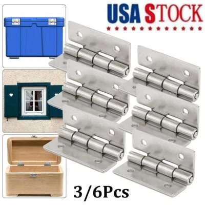 3/6PCS Stainless Steel Cooler Hinges Screws Replacement For Igloo Cooler Parts