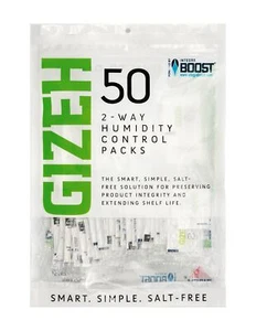 5 Bolsas (250x) GIZEH X INTEGRA BOOST Tecnología 2 Vías Humidity Control Pack - Imagen 1 de 3