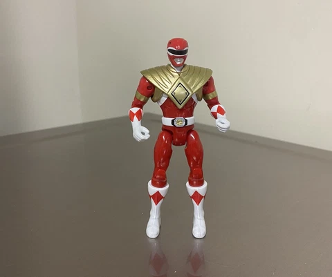 Armored Red Ranger Power Rangers Figure Loose Bandai 5.5” Cover