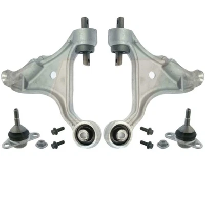 FOR VOLVO S60 V70 FRONT SUSPENSION 2 LOWER WISHBONE ARMS BALL JOINTS BUSHES - Image 1 of 2