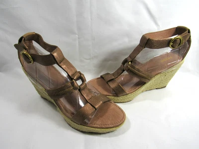 Fossil Selena Women's Antique Gold Wedge Sandal - Image 1 of 4