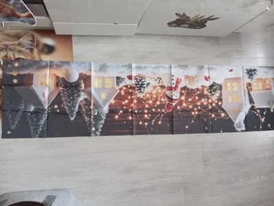 Zaunspanner,Winterdorf m. Schneemann - Bild 1 von 3