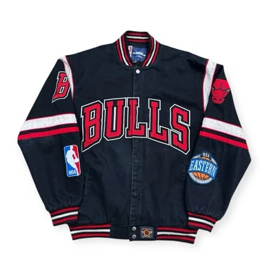 VINTAGE Jeff Hamilton Jacket JH Coat NBA Chicago Bulls Air Michael Jordan Sz M - Image 1 of 4