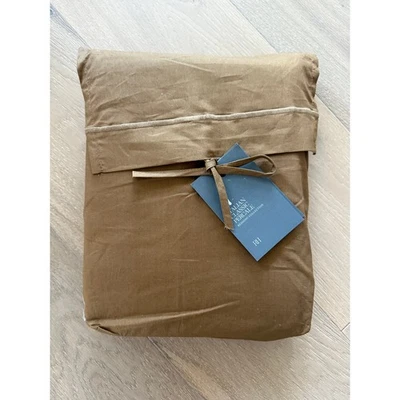 New Restoration Hardware Italian Classic Percale Queen Sheet Set Bronze - Image 1 of 2