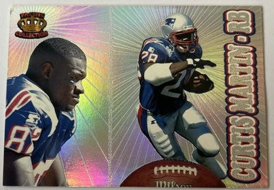 Curtis Martin 1995 Pacific Prisms Rookie Card #195 NFL HOF New England Patriots  - Image 1 of 2