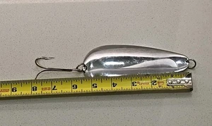 Vintage Herter's Musky Devil Löffel Japan - sehr groß - 5 1/2" Länge - 3,5 Unzen - Bild 1 von 5