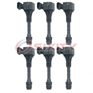 6 pc Hitachi Ignition Coils for 2003-2008 INFINITI FX35 3.5L V6 Spark Plug yg - Picture 1 of 5