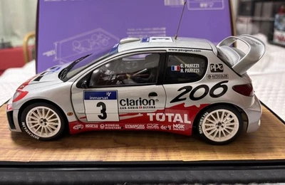 AUTOart 1/18 Peugeot 206 WRC 2002 Rally Car Model - Image 1 of 4