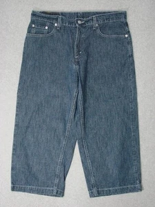 TC09445 2001 **LEVI'S** 577 CAPRI, VAQUEROS RECORTADOS PARA MUJER talla 12M AZUL OSCURO - Imagen 1 de 7