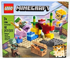 LEGO MINECRAFT SET 21164 THE CORAL REEF NEW IN DAMAGED BOX SHIPS FREE!! - Picture 1 of 2