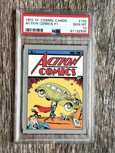 PSA 10 GEM LOW POP RAREST | 1992 DC SUPERMAN ACTION COMICS COVER #1 COSMIC #169 - Picture 1 of 2