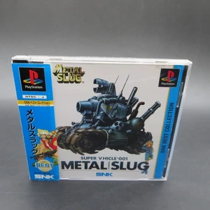 Metal Slug PS1 SNK Best Collection with Spine Card Manual PlayStation 1 Japanese - Picture 1 of 10