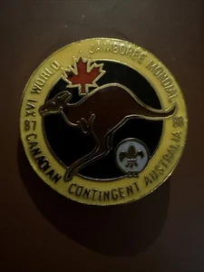 Scouts XVI World Jamboree Mondial Canadian Contingent Australia 87 88 Lapel Pin - Picture 1 of 4