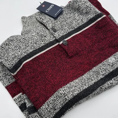 Chaps Lead Table Long Sleeve Sweater Mens Medium Great Highland Cotton NEW - Image 1 of 4