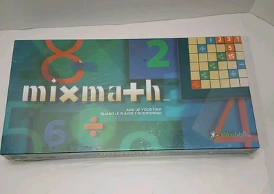 RARE Vintage Wrebbit Mixmath Crossword Math Educational Board Game 1996 NEW - Bild 1 von 2