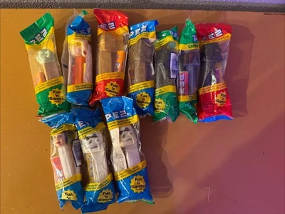 Star Wars Pez Dispensers Lot Of 10 Yoda, Luke CPO, Boba,Vaders , Leia, Troopers - Image 1 of 4