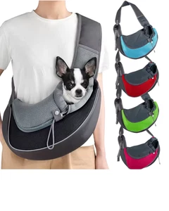 Tragetasche Umhängetasche atmungsaktiv für kleine Hunde Katze Größe L - Bild 1 von 18