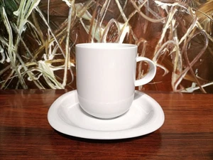 ROSENTHAL Studio-Linie SUOMI Weiß - edler Kaffeebecher mit Untertasse - Bild 1 von 4