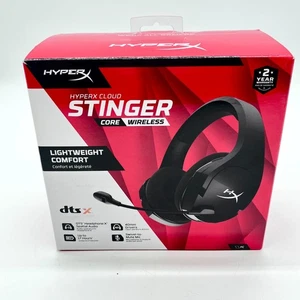 Hyperx Black Hyperx Cloud Stinger Core Lightweight Wireless DTS Headphones - Picture 1 of 10