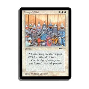 WOTC MtG Arabian Nights Army of Allah - Dark (C1) EX - Picture 1 of 1