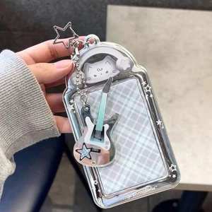 Kawaii 3 Inch Photocard Holder Bag Pendant Photo Frame Picture Display Stand_H - Picture 1 of 16