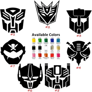 Transformer Logos Vinyl Decal Sticker Car Window Design Laptop Movie USA Seller - Picture 1 of 11