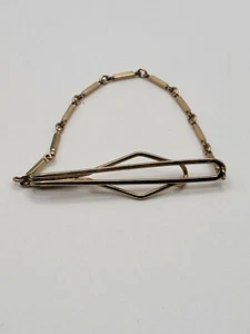 Vintage Gold Colored Tie Clip - Picture 1 of 2