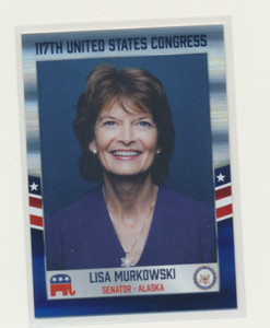 2021 United States Congress Fascinating Cards Chrome Alaska Lisa Murkowski 