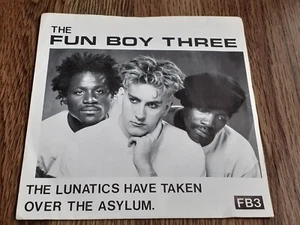 THE FUN BOY THREE - THE LUNATICS HAVE TAKEN OVER THE ASYLUM 7" UK 1981 CHRYSALIS - Picture 1 of 5