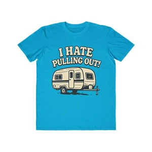 T-shirt I Hate estrarre maglietta divertente camper campeggio unisex S-3XL abbigliamento campeggio camper - Foto 1 di 11