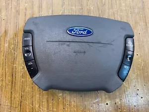 Ford Falcon BA BF Fairmont Leather Steering Wheel Airbag + Horn Assembly - Picture 1 of 7