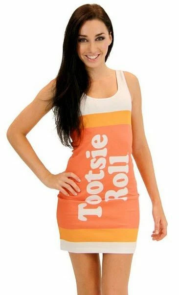 Juniors Tootsie Roll Rollos de Frutas Sabor Naranja Disfraz Vestido Tanque para Juegos con disfraces Foto 1 de 1