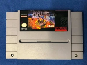 Populous (Super Nintendo Entertainment System, 1991) SNES - Picture 1 of 4