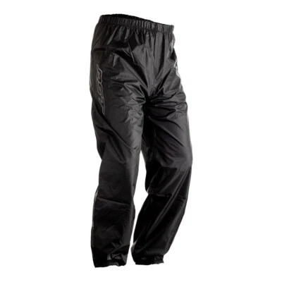 RST Lightweight Waterproof Motorcycle Rain Pant Over Trousers - Black