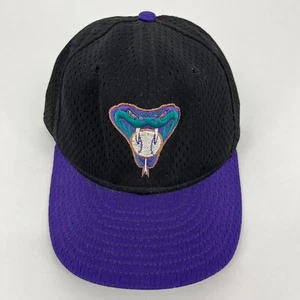 New Era Arizona Diamondbacks Fitted Hat Men's 7 3/8 Black Purple Baseball MLB - Picture 1 of 7