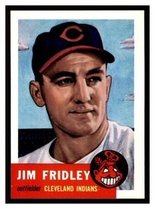 1991 Topps Archives 1953 #187 JIM FRIDLEY Cleveland Indians