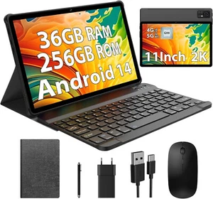 TABLET 11 POLLICI BEYNIVAN ANDORID 14 RAM 36GB ROM 256GB - Foto 1 di 6