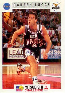 1993 Australia Basketball NBL TIPTOP Promotion Card #95 Darren Lucas- Rare