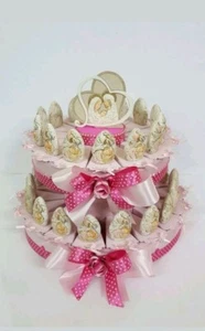 BOMBONIERE TORTA BATTESIMO PIETRE BIMBA +confetti +bigliettino - Foto 1 di 1