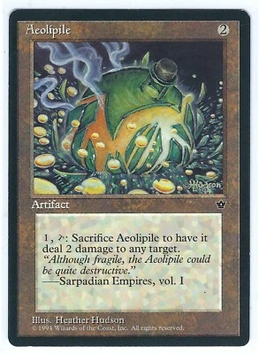 Aeolipile Fallen Empires (FEM) Rare – MTG Magic the Gathering Card - Image 1 of 2
