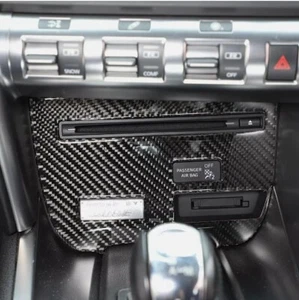 Fit for Nissan GTR R35 2008-2016 Real Carbon Fiber Center Control CD Panel Cover - Bild 1 von 5